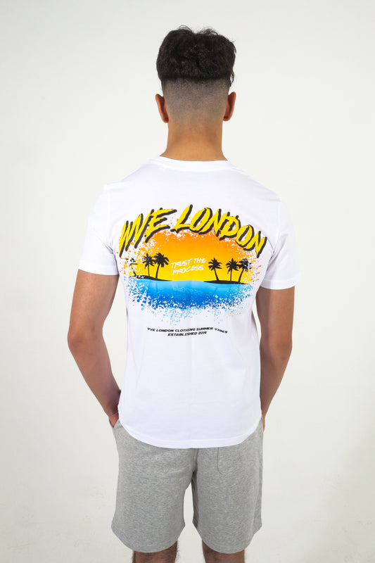 WVE Summer Vibes White T-Shirt